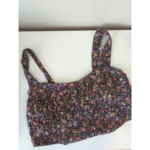 Lulu's Floral Summer‎ Cropped Tank Top Size M